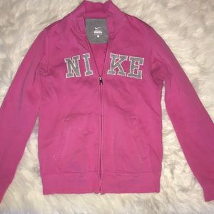 Nike pink jacket size small